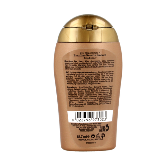 OGX Travelsize brazilian keratin smooth conditioner 88.7 Milliliter