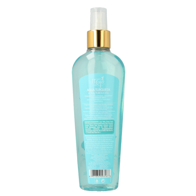 Maja Aqua turquesa fragrance mist 240 Milliliter