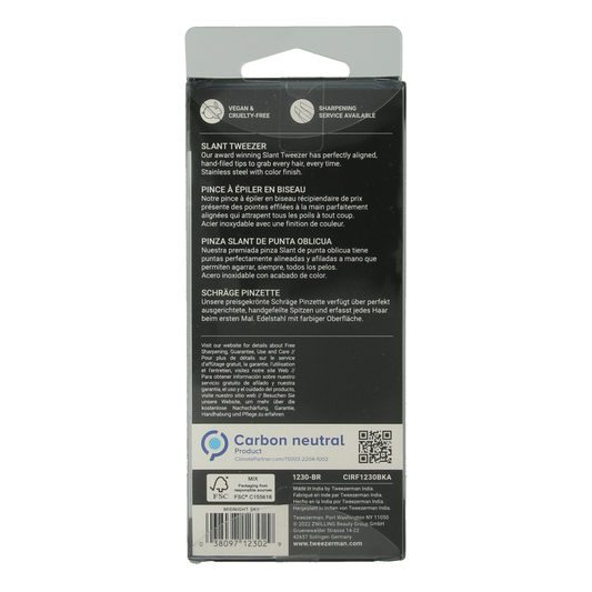 Tweezerman Slant tweezer midnight sky 1.00 Stuks
