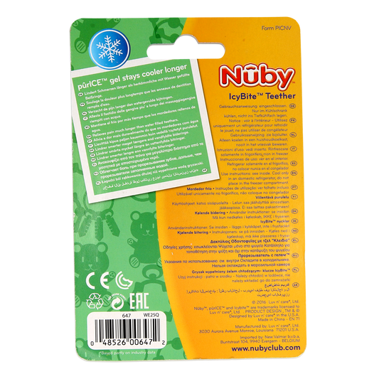 Nuby Koelbijtring dieren 1.00 Stuks