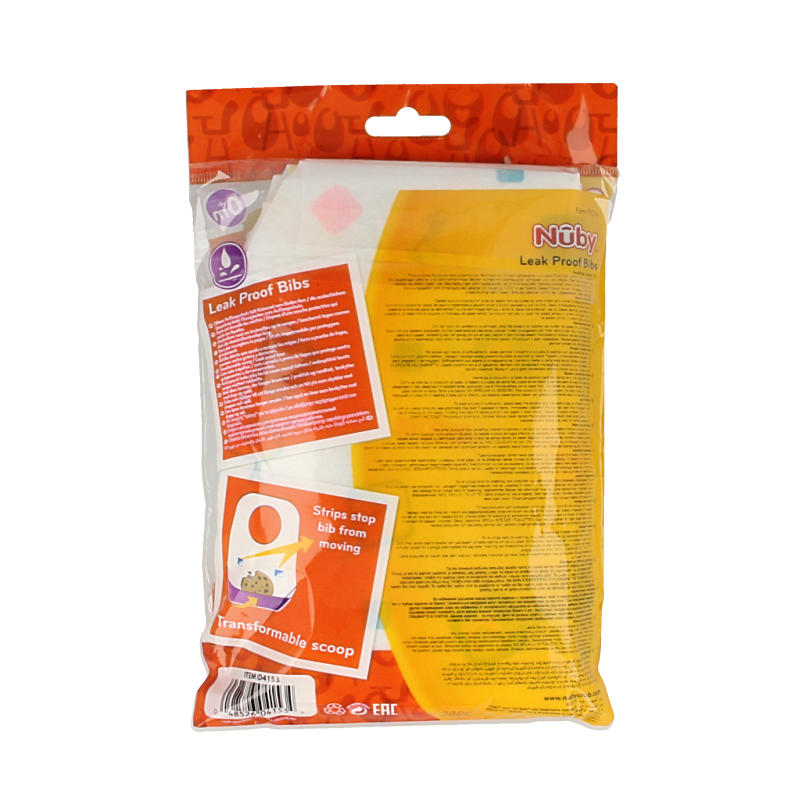 Nuby Wegwerp slabbetjes 10 Stuks