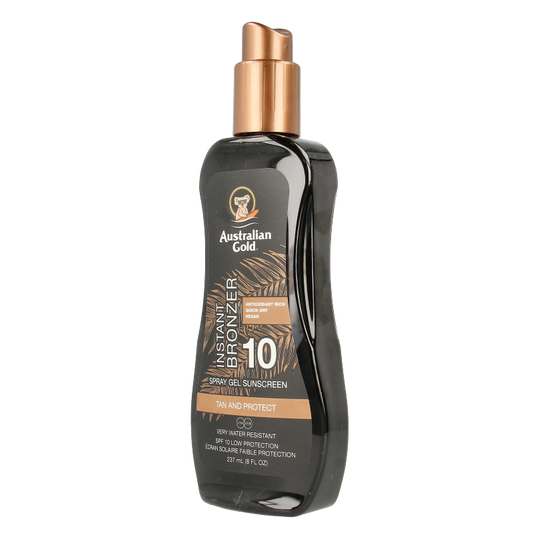 Australian Gold Spray gel met bronzer SPF10 237 Milliliter