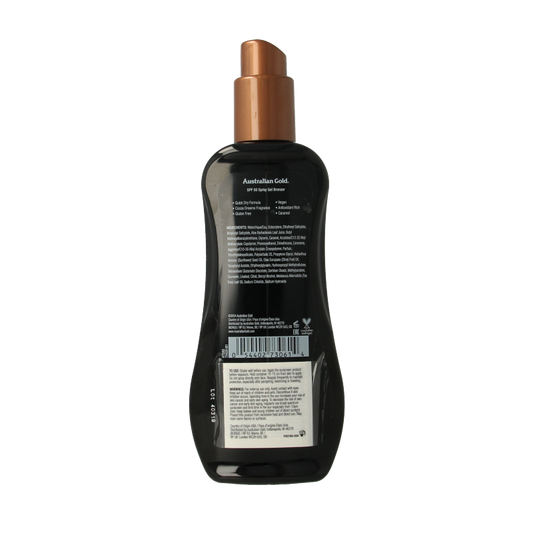 Australian Gold Spray gel bronzer SPF50 237 Milliliter