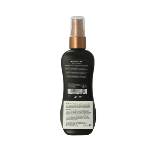 Australian Gold Spray gel met bronzer SPF30 100 Milliliter