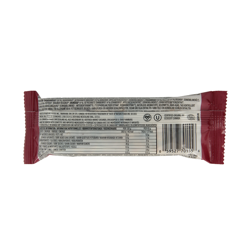 Taste Of Nature Kersen granenreep bio 40 Gram