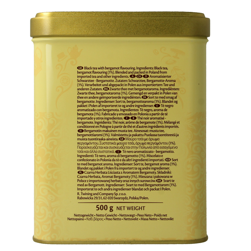 Twinings Earl grey blik 500 Gram