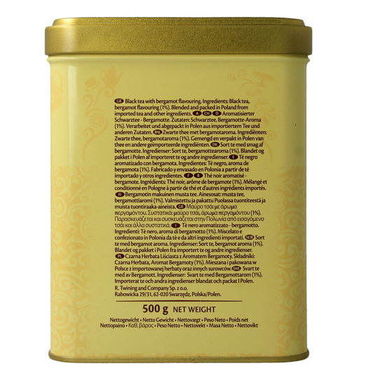 Twinings Earl grey blik 500.00 Gram