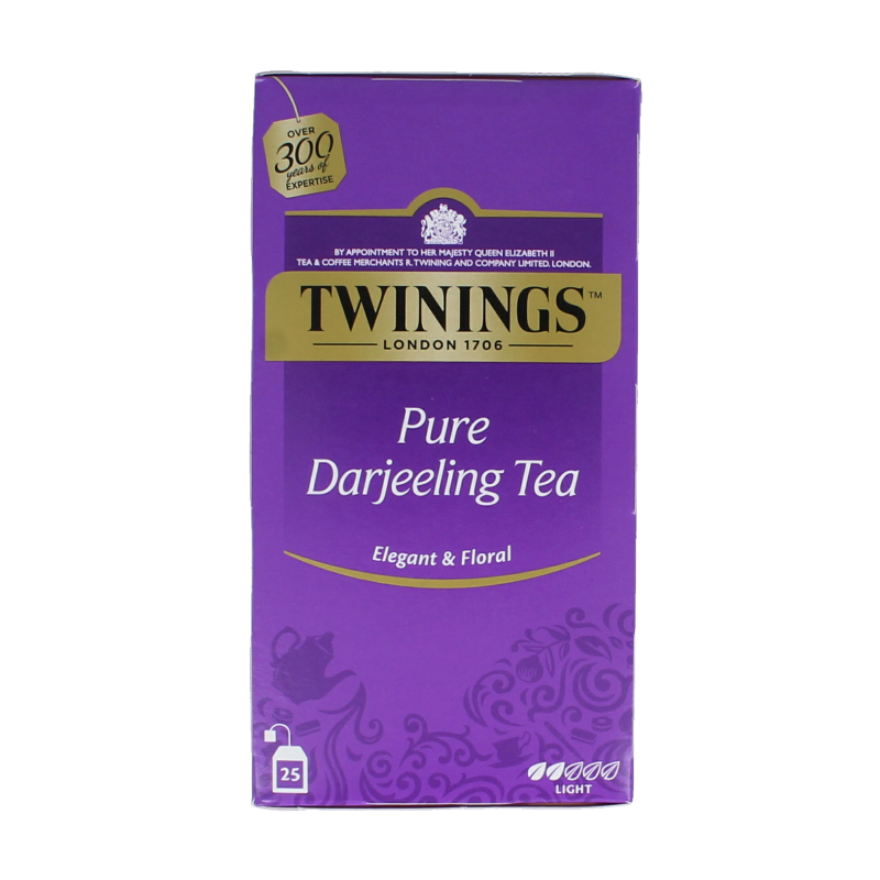 Twinings Darjeeling thee 25 Zakjes