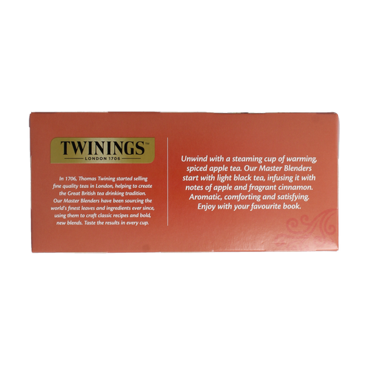 Twinings Apple cinnamon raisin 25 Zakjes