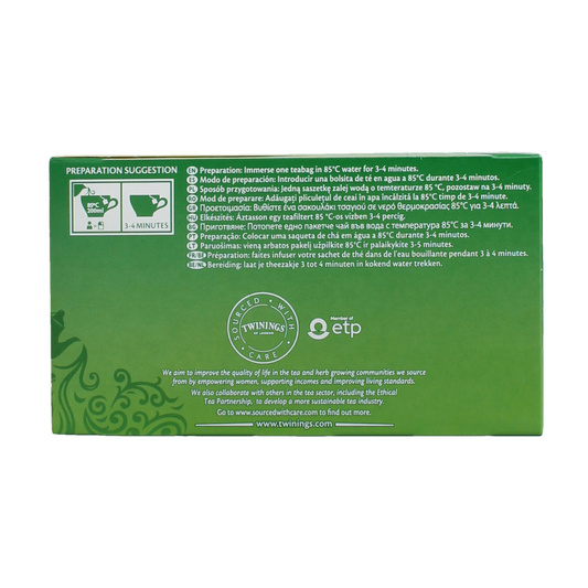 Twinings Green lemon envelop 50.00 Zakjes