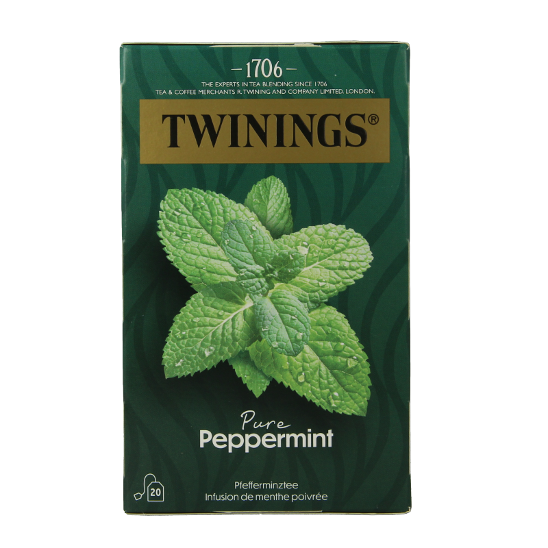 Twinings Pepermunt 20 Zakjes