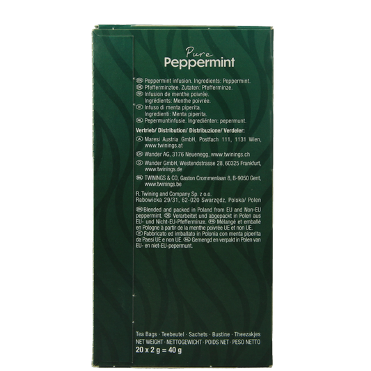 Twinings Pepermunt 20 Zakjes