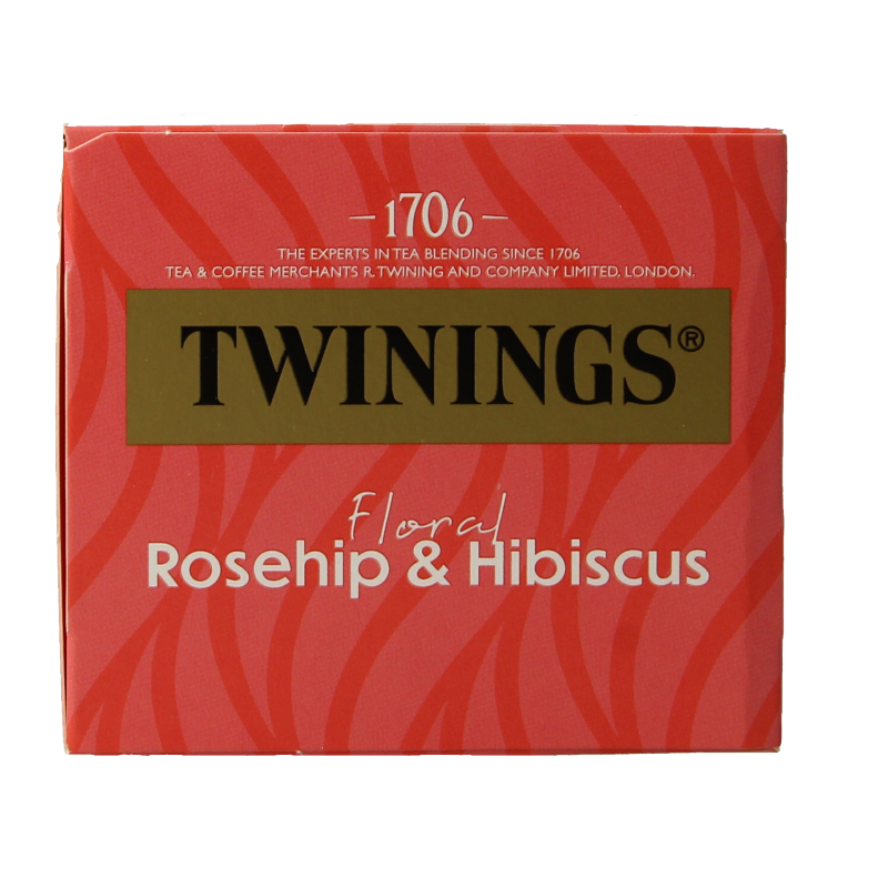 Twinings Rozenbottel hibiscus 20 Zakjes