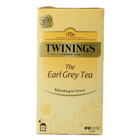 Twinings Earl grey envelop zwart 25 Zakjes