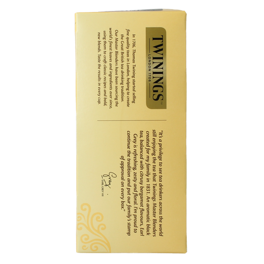 Twinings Earl grey envelop zwart 25 Zakjes