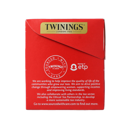 Twinings English breakfast thee envelop zwart 25 Zakjes
