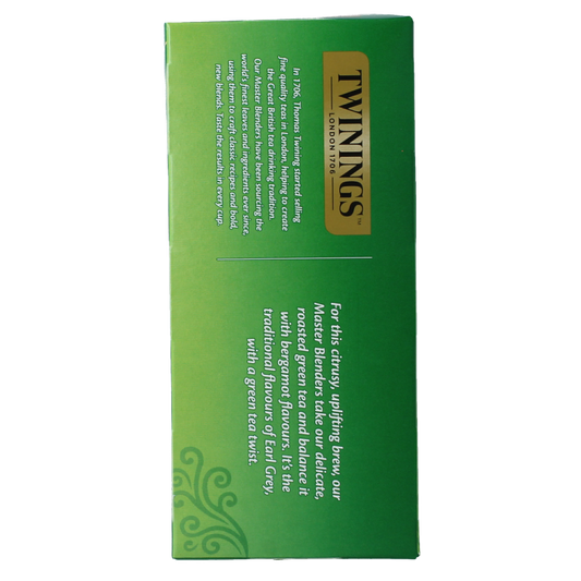 Twinings Green tea earl grey 25 Zakjes