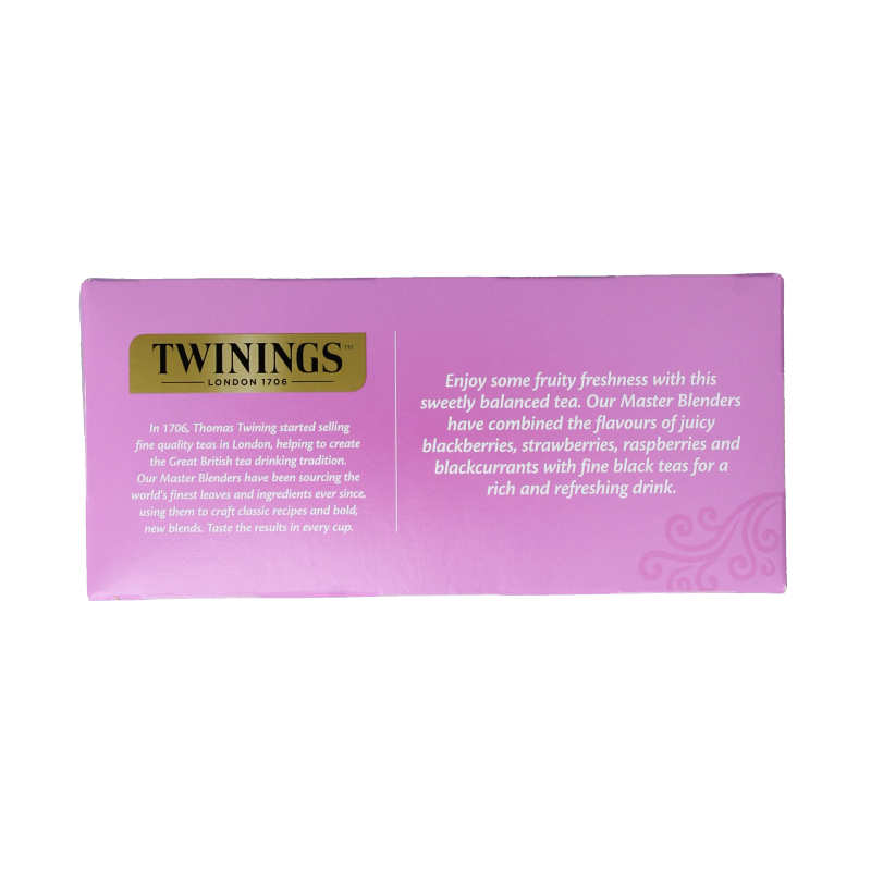 Twinings Wildberry tea 25 Zakjes