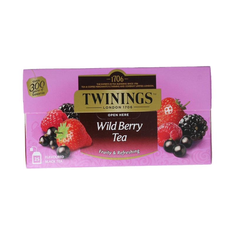 Twinings Wildberry tea 25 Zakjes