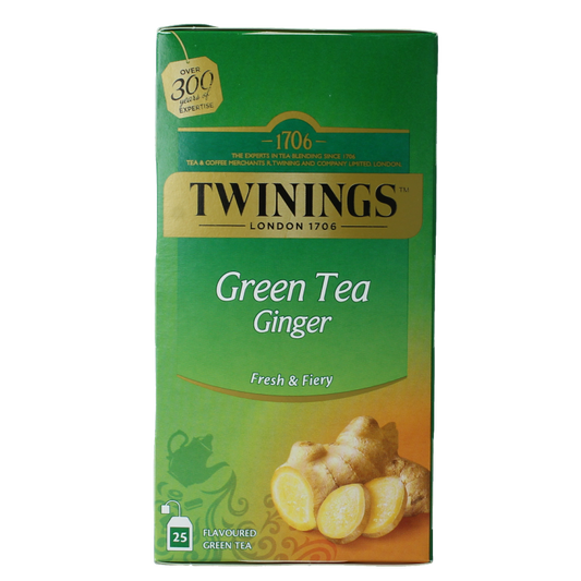 Twinings The vert gingembre 25 Zakjes