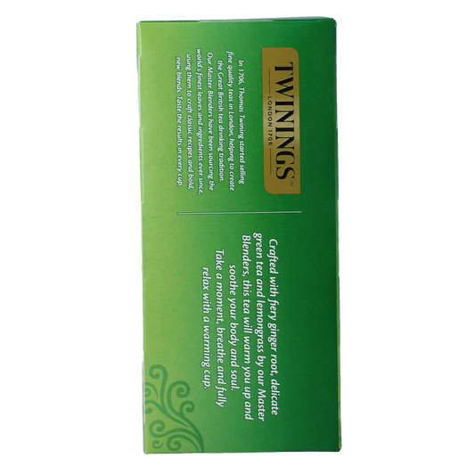 Twinings The vert gingembre 25 Zakjes
