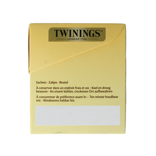 Twinings Earl grey decaf envelop zwart 25.00 Zakjes