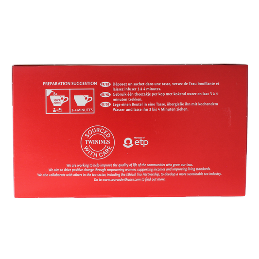 Twinings English breakfast envelop 50.00 Stuks