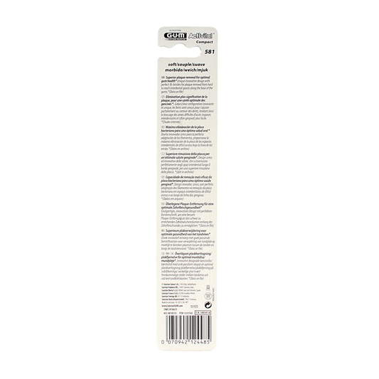 GUM Activital tandenborstel soft 1.00 Stuks