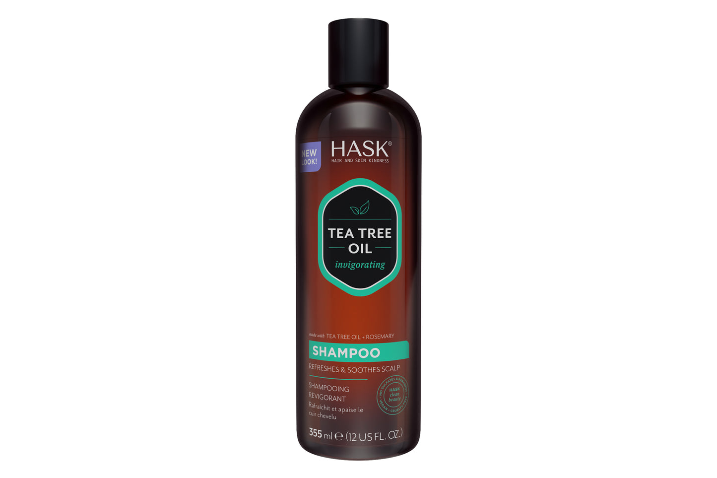 HASK Shampoo tea tree oil & rosemary 355 Milliliter
