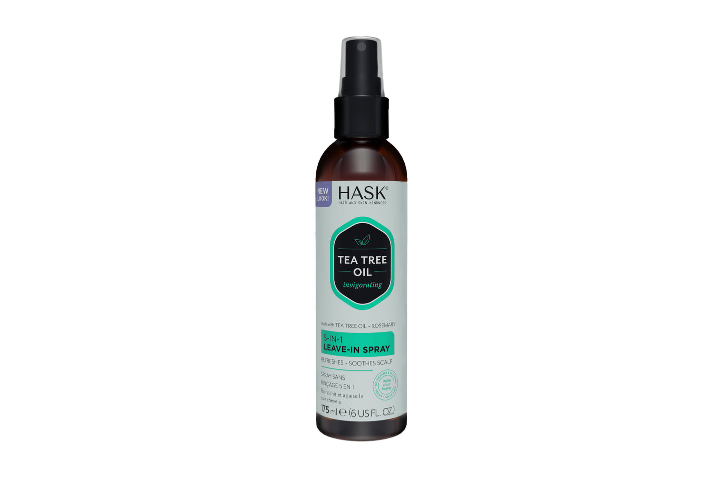 HASK Tea tree oil & rosemary 5-in-1 spray 175 Milliliter