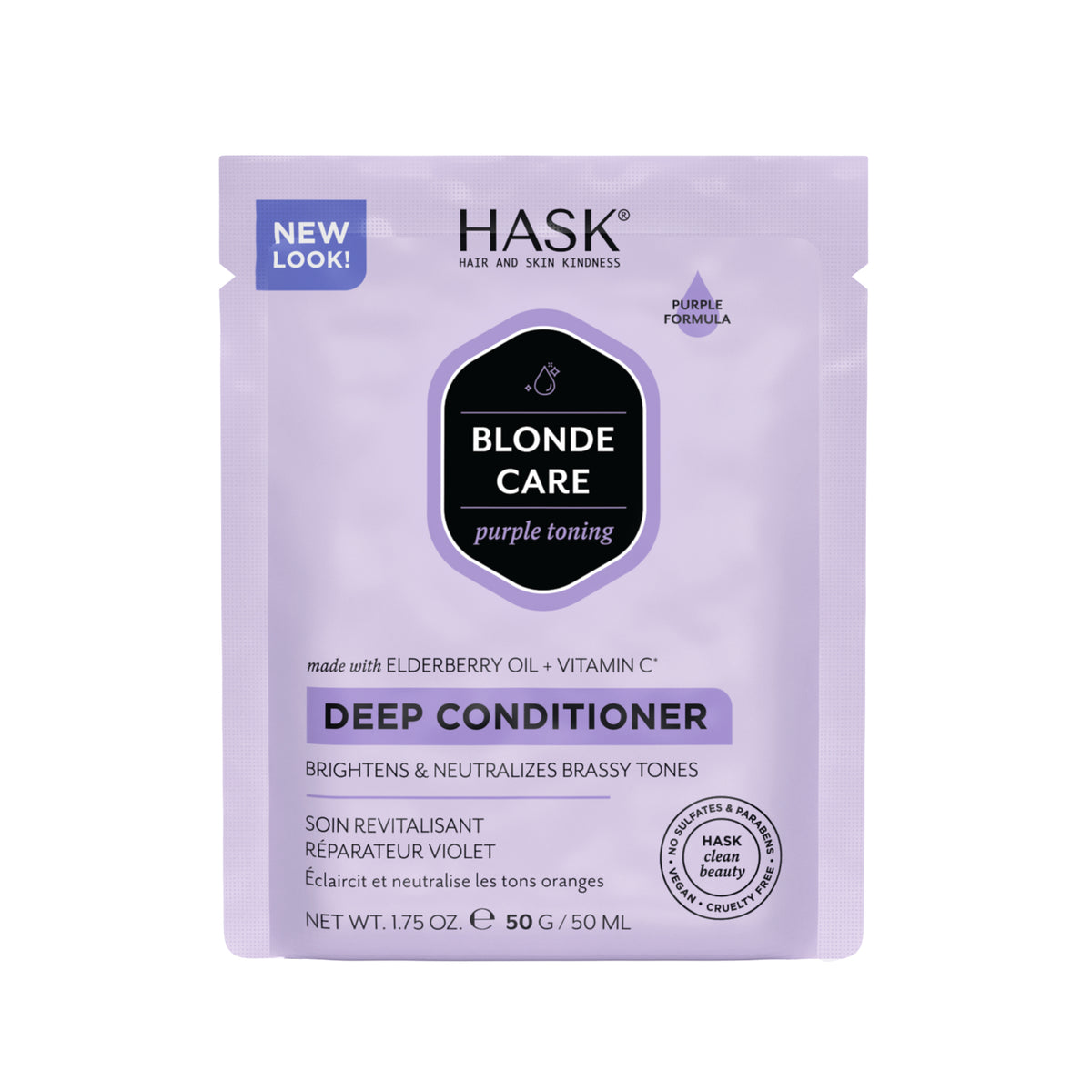HASK Blonde care conditioner purple deep 50.00 Gram