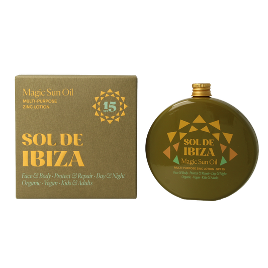 Sol De Ibiza Zonneolie beschermend & herstellend SPF15 bio 100 Milliliter