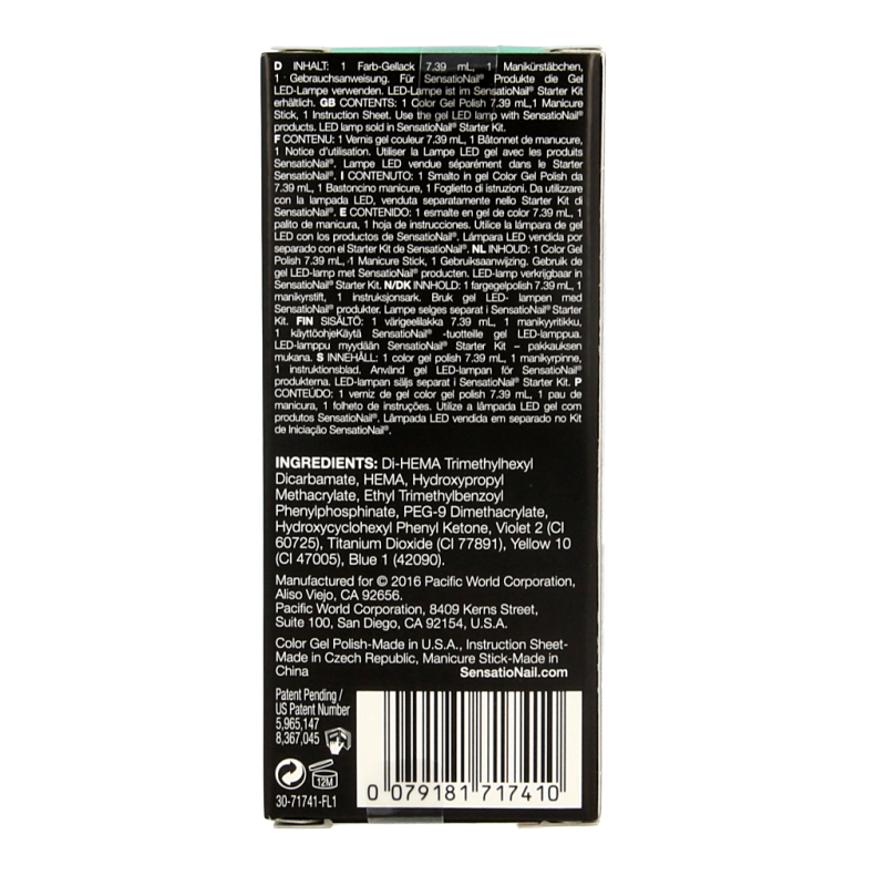 Sensationail Color gel mostly mint 7.4 Milliliter