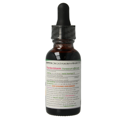 Natures Answer Paardenbloem extract alcoholvrij 30.00 Milliliter
