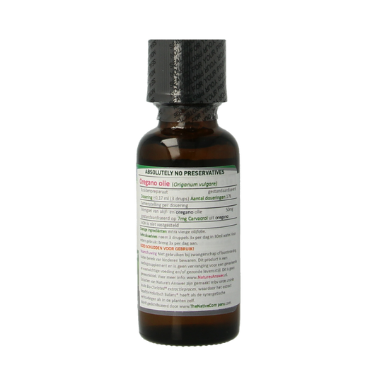 Natures Answer Oregano olie - 50% carvacrol 30.00 Milliliter