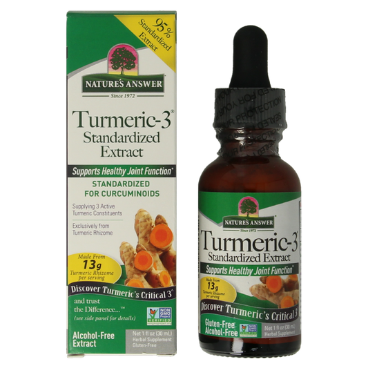 Natures Answer Turmeric-3 Curcuma extract alcoholvrij 30 Milliliter