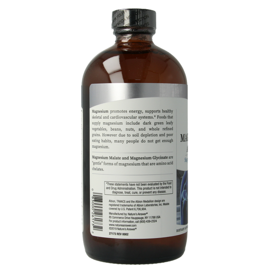 Natures Answer Vloeibaar magnesium malaat & bisglycinaat 480 Milliliter