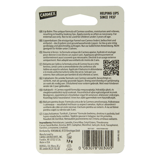Carmex Lip balm classic potje 7.50 Gram