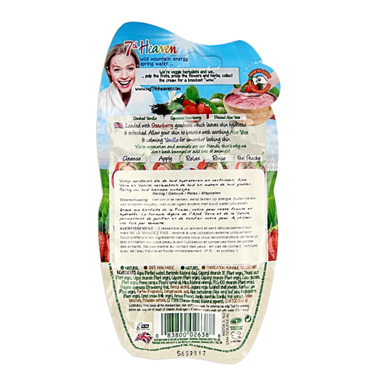 Montagne 7th Heaven gezichtsmasker strawberry souffle 15 Milliliter