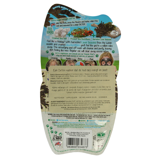 Montagne 7th Heaven gezichtsmasker black seaweed 10.00 Milliliter