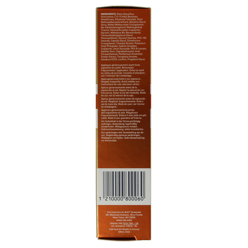 ROC Soleil protect high tolerance fluid SPF50 50 Milliliter