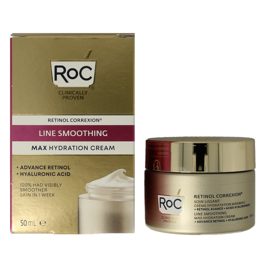 ROC Retinol correxion line smoothing max hydration 50 Milliliter