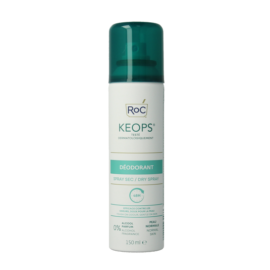 ROC Keops deodorant spray dry 150 Milliliter