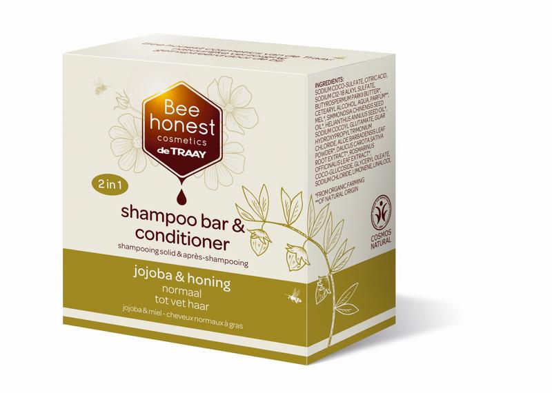 Traay Bee Honest Shampoobar jojoba & honing 80 Gram