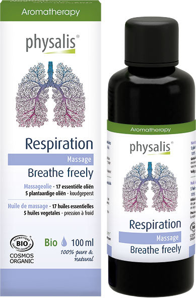 Physalis Massageolie respiration bio 100 Milliliter