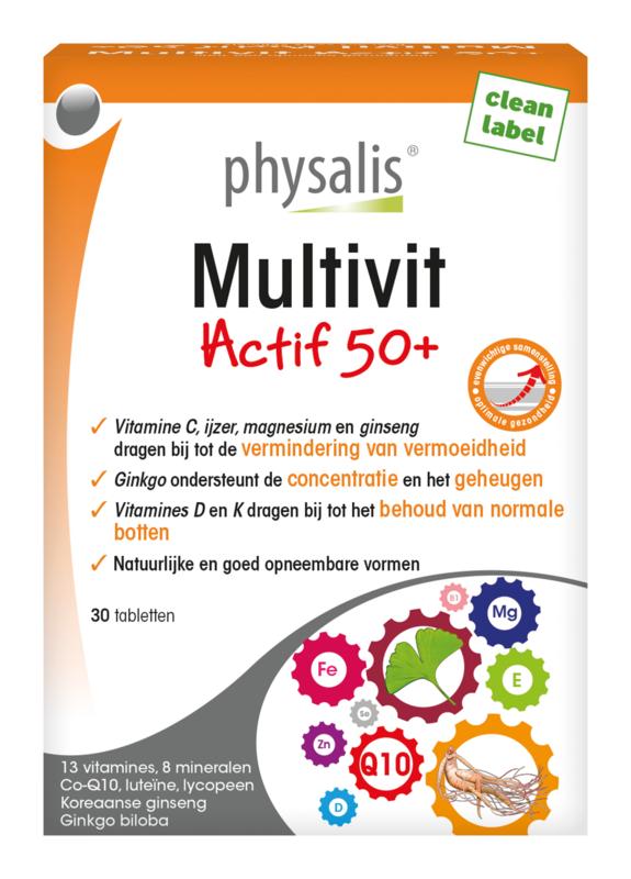 Physalis Multivit actif 50+ 30 Tabletten
