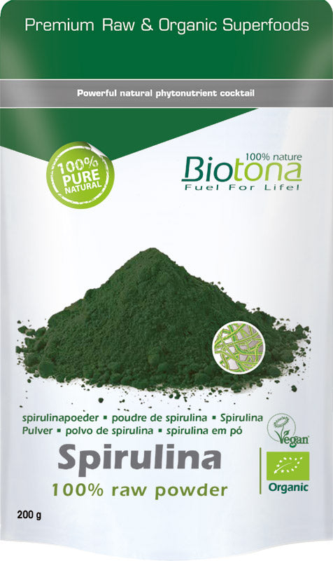 Biotona Spirulina raw powder bio 200.00 Gram