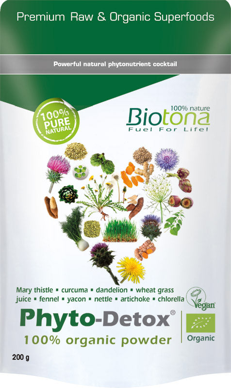 Biotona Phyto-detox organic powder bio 200.00 Gram
