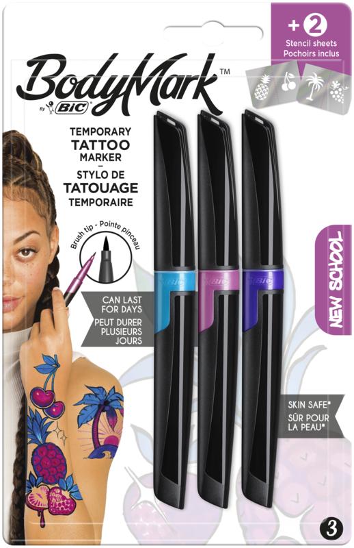 BIC Tattoo marker new 3+2 1 Set