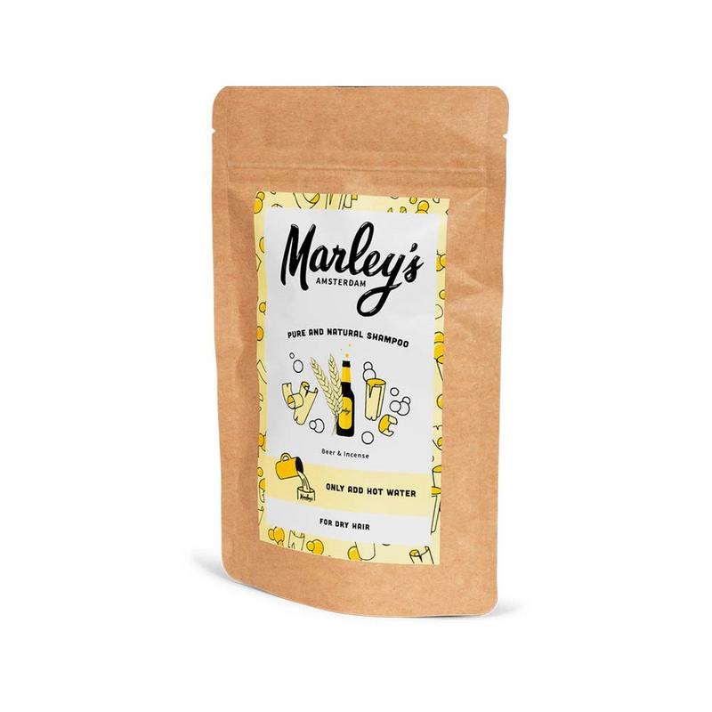 Marley's Amsterdam Shampoovlokken droog haar -bier & wierook 50 Milliliter